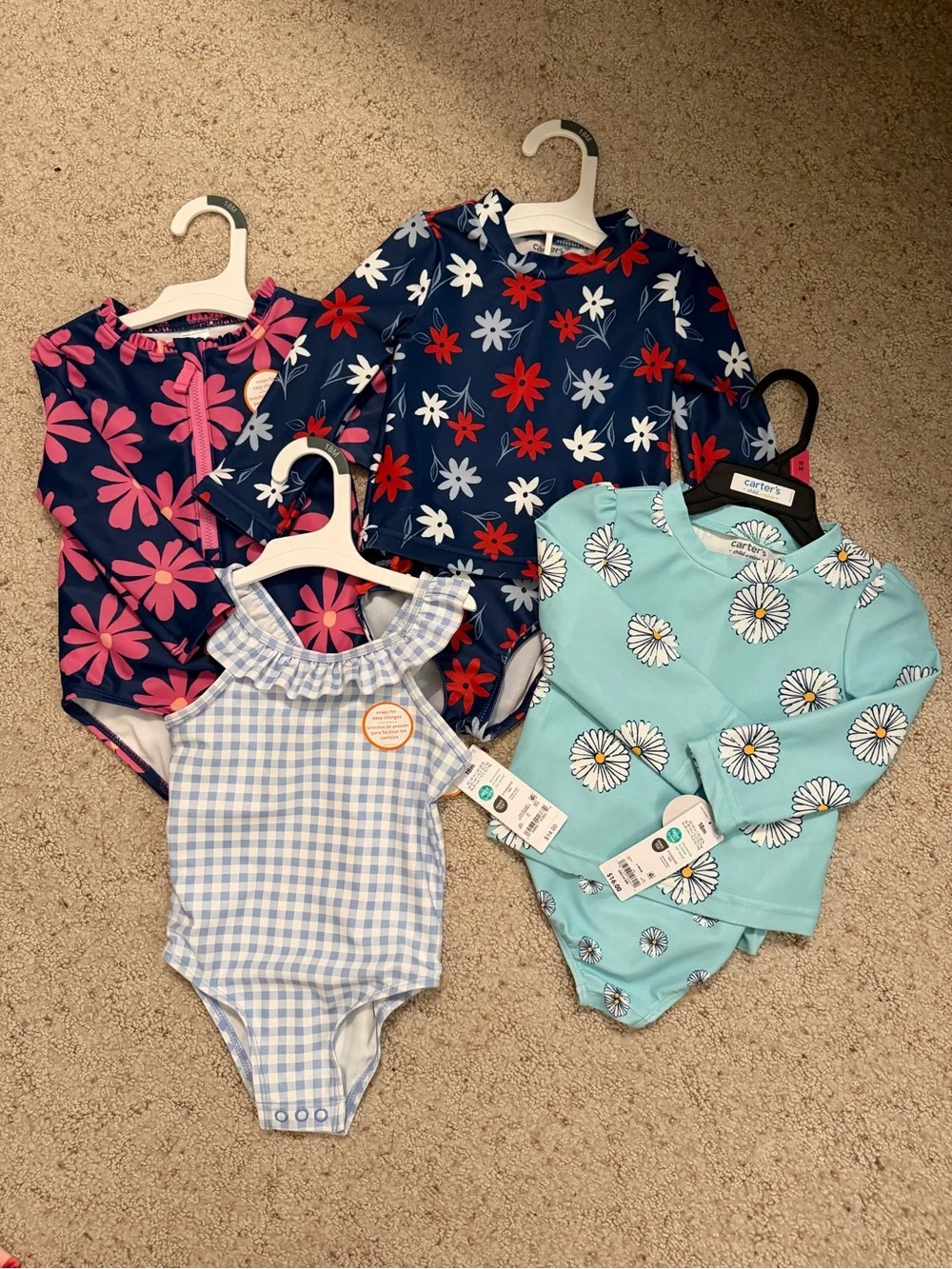 Carter’s 18 month toddler girl swimsuits